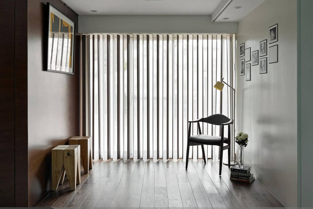 cortinas de lamas verticales