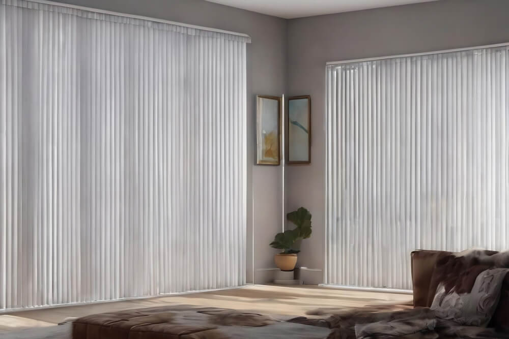 cortinas de lamas verticales