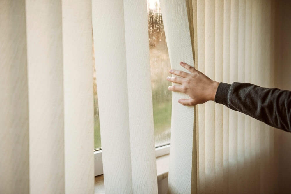 cortinas de lamas verticales