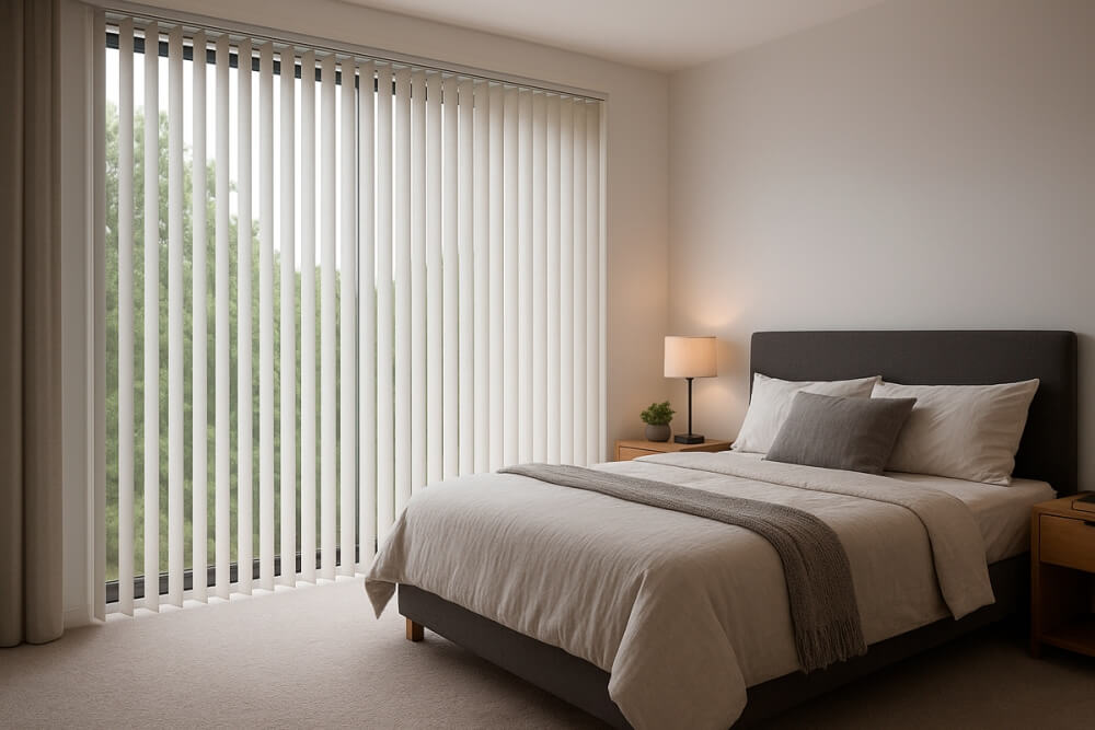 cortinas de lamas verticales