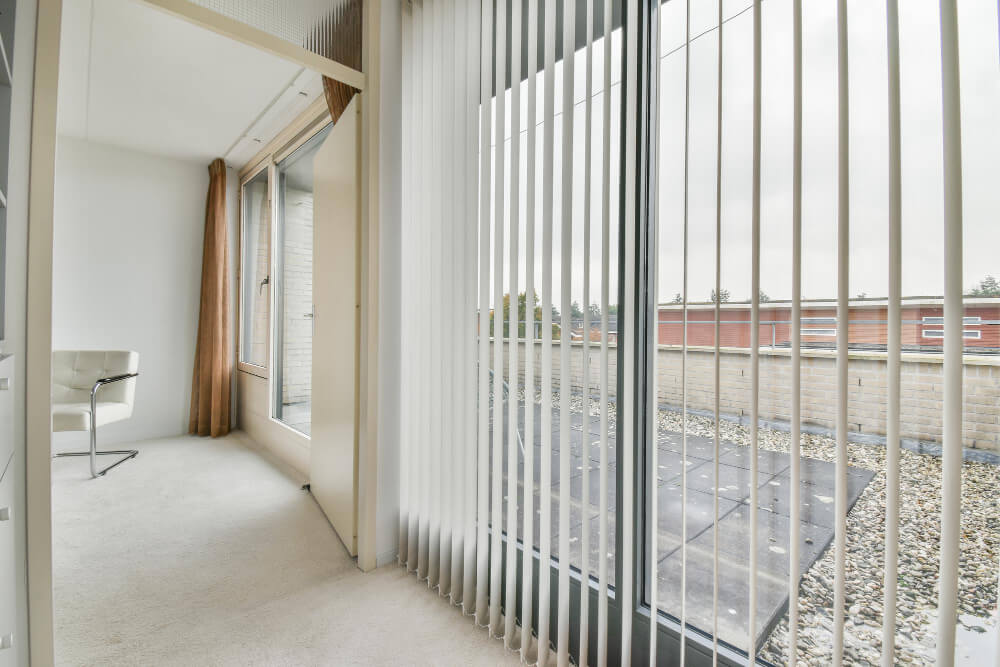 cortinas de lamas verticales
