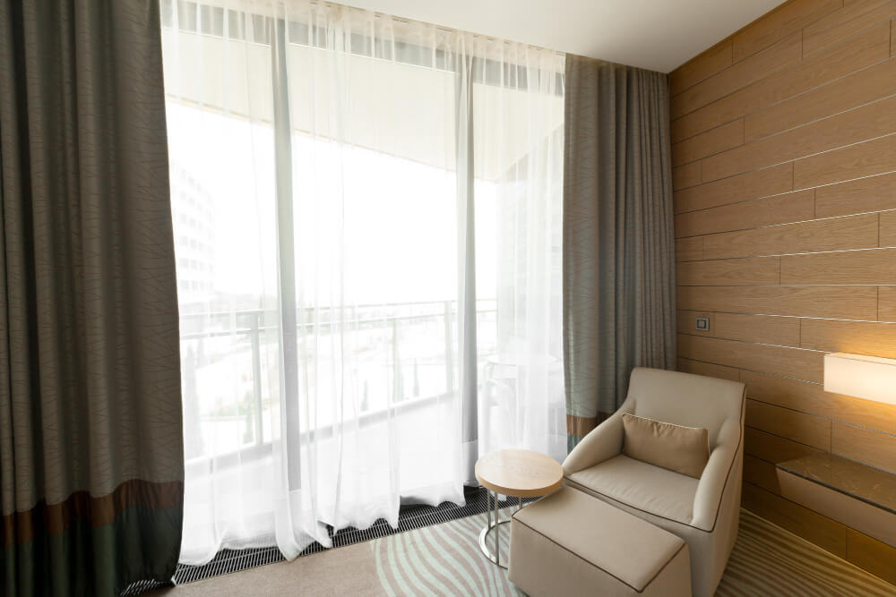 cortinas para hoteles