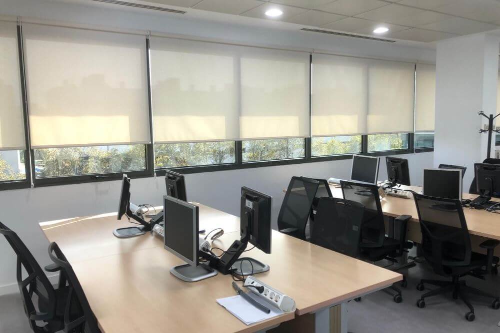 cortinas para oficinas